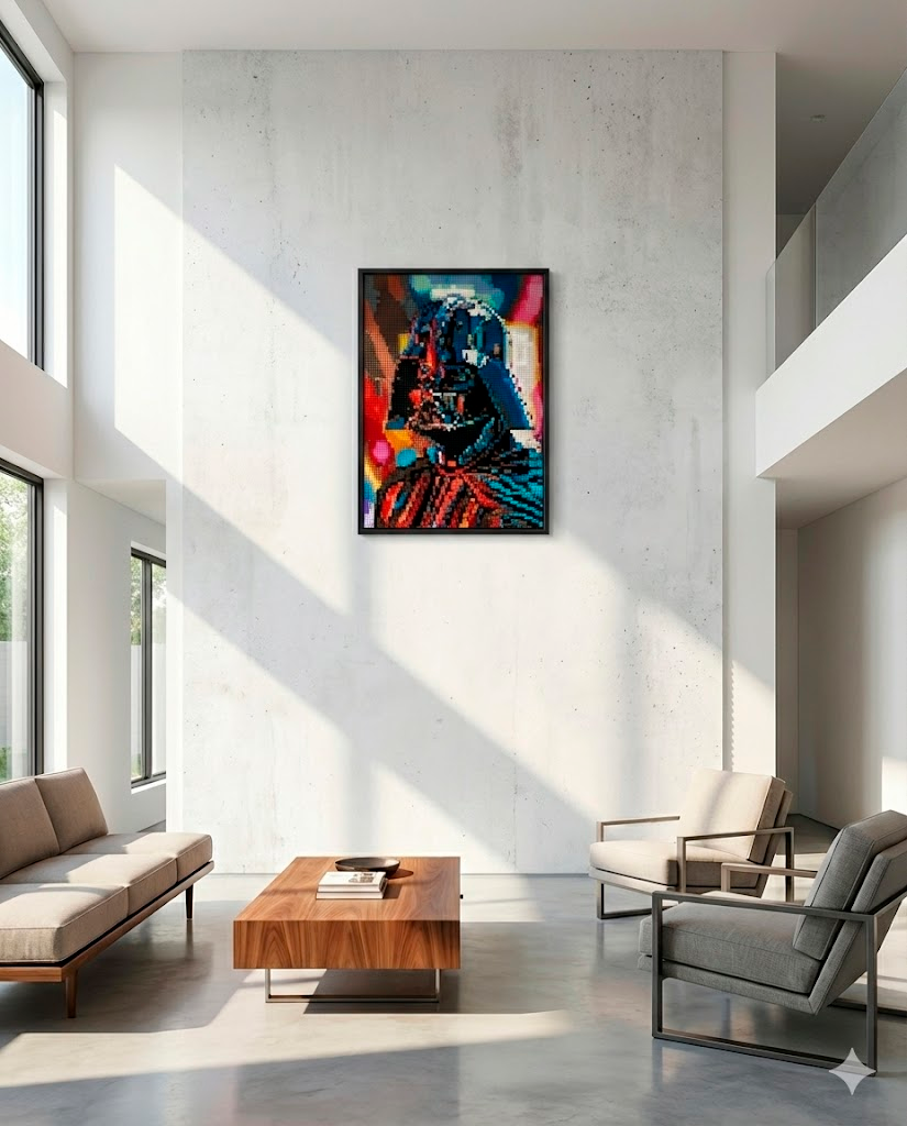 Mosaico Star Wars - Darth Vader aplicado